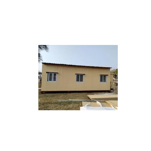 Prefab Portable Cabin - Floor Material: Cement Fiber Sheet With Pvc Vinyl Carpet