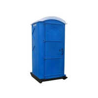 Frp Mobile Toilet - Frp Material, 6-8 Foot Height, Blue Color, 50-80mm Thick Wall Panels, Inward/outward Opening, 10-15 Year Lifespan