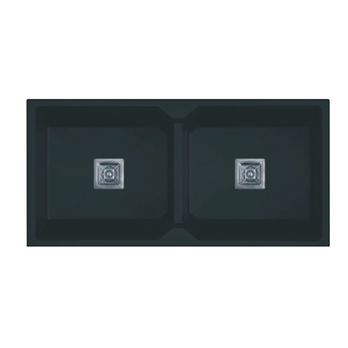 Sje 133 Quartz Kitchen Sinks - Color: Black