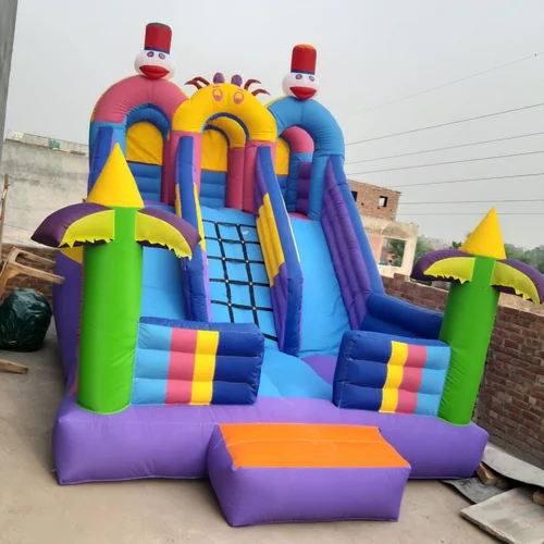 Bouncy Inflatable Slide - Dimension (L*W*H): As Per Available Foot (Ft)