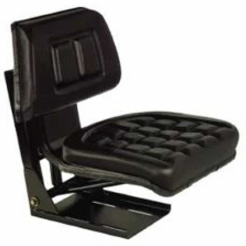 Massey Ferguson Tractor Driver Seat - Color: Black