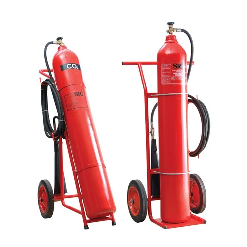 22.5 Kg Co2 Gas Type Fire Extinguisher - Color: Red