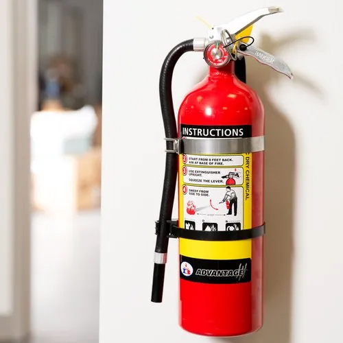Abc Powder Type Refiller Fire Extinguisher - Color: Red