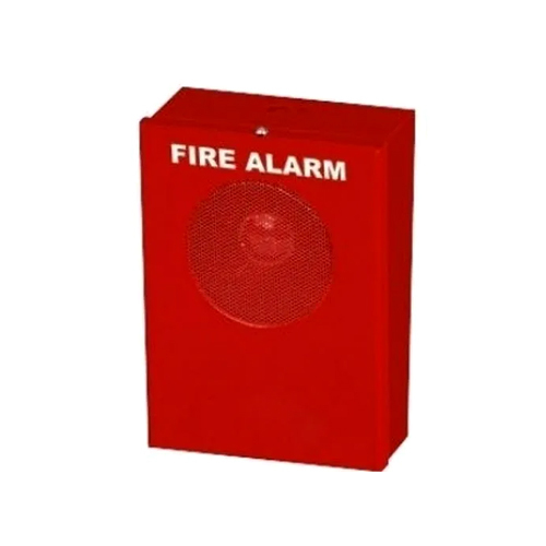 Fire Alarm Hooter - Color: Red