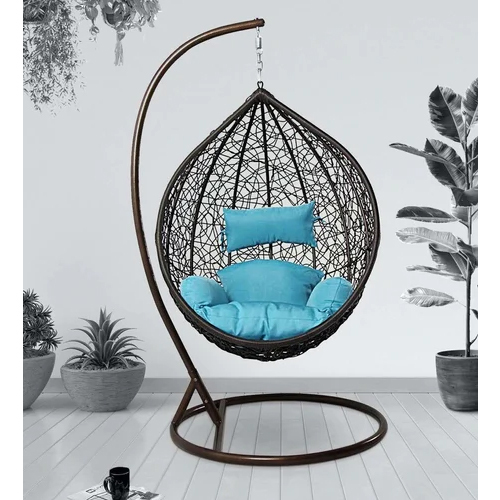 Outdoor Furniture Single Seater Swing With Stand