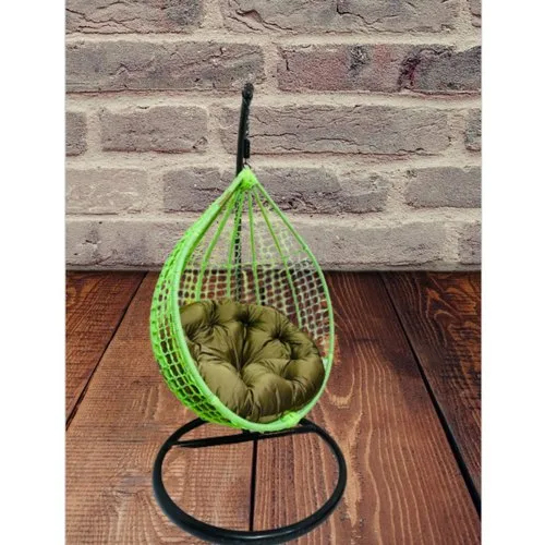 Flying arrow outdoor furniture single seater swing chair with stand
