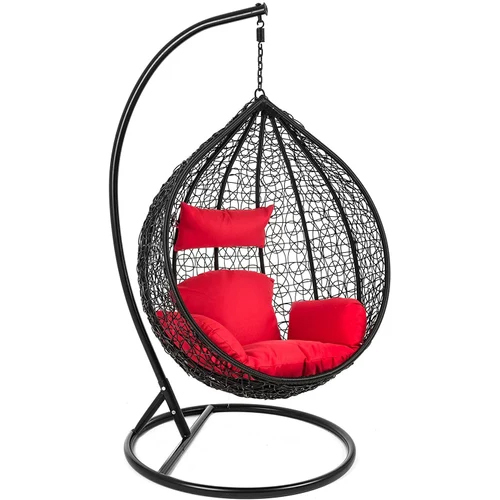 Flying Arrow Outdoor And Indoor Swing Chair - Color: Black