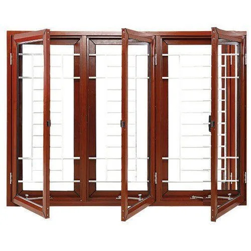 Stainless Steel Window Grills - Color: Brown