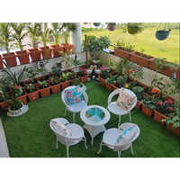 FLYING ARROW OUTDOOR FURNITURE GARDEN PATIO CHAIR AND TABLE SET