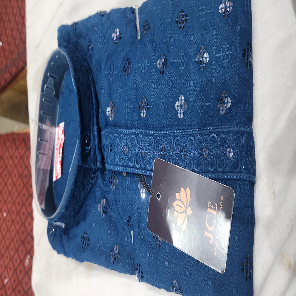 Lucknowi Shiffli Embriodery Kurta - Feature: ]