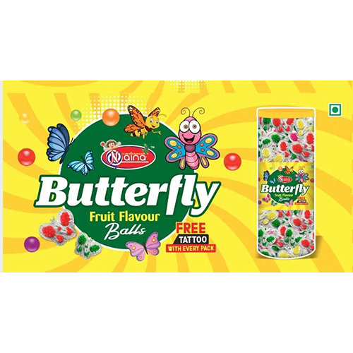 Butterfly Eggless Fruit Flavour Balls