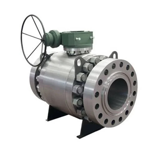 Trunnion Mounted Ball Valve - Color: Silver