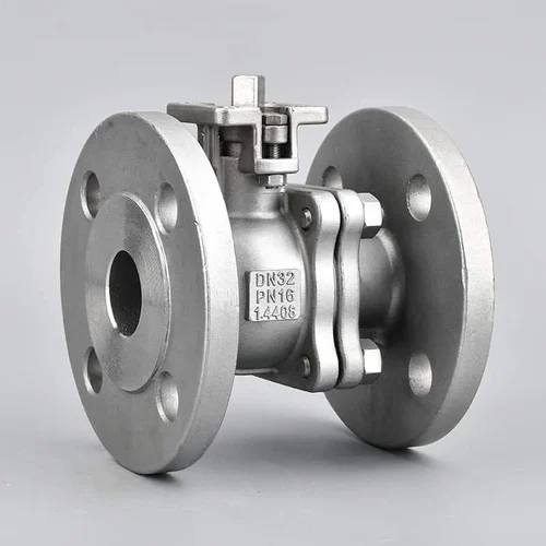 2 Piece Wcb Ball Valve - Color: Silver