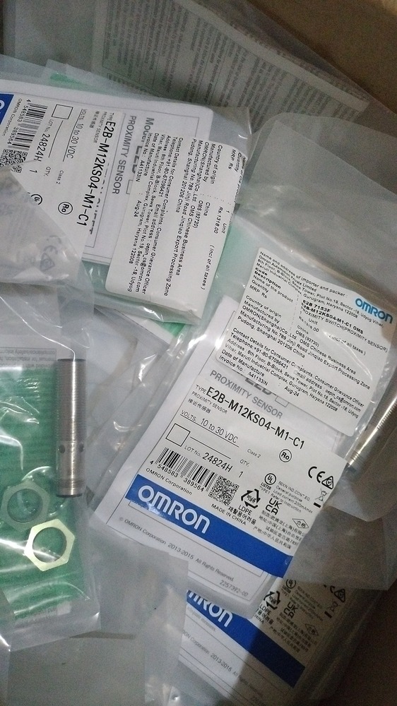 OMRON PROXIMITY SENSOR 10 TO 30VDC, E2B-M12KS04-M1-C1