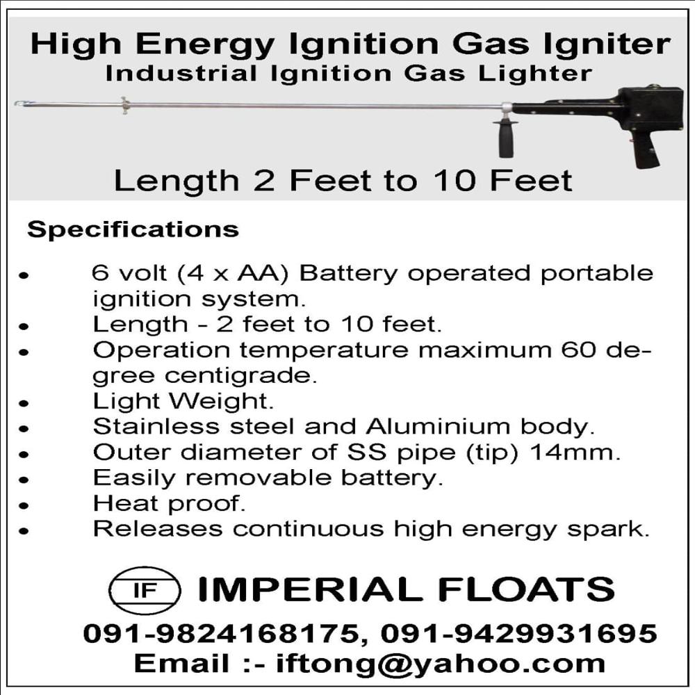 long gas lighter, industrial gas lighter 2 feet to 10 feet, spark gas lighter UAE, Europe,USA