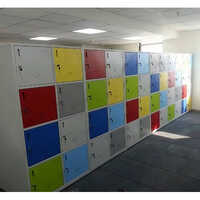 Industrial Ms Locker Cabinet - Mild Steel, 6-8 Feet Height, Multi-color Design | Energy-efficient Storage For Banks & Industrial Use