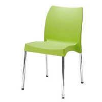Green Cafeteria Chair Without Armrest