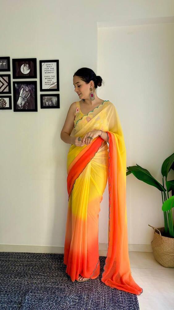 Bollywood Sequwance Work Saree