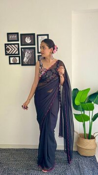 BOLLYWOOD SEQUINS SAREE