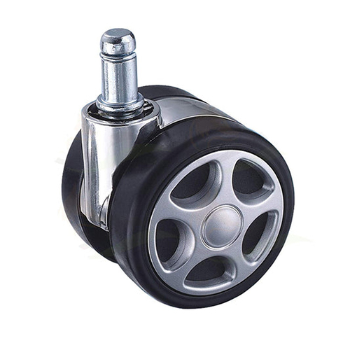 2 Inch Pin Type Office Chair Casters Wheels - Design: Standard