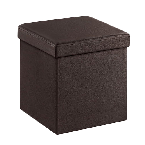 Bench Stool with Cushion Storage Ottoman Cube