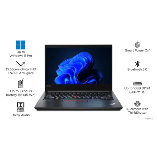 Lenovo Thinkpad E14 Laptop - Hard Drive Capacity: 256 Gigabyte (Gb)