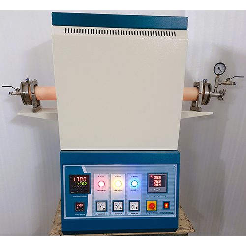 High Temperature Tube Furnace - Color: White And Blue