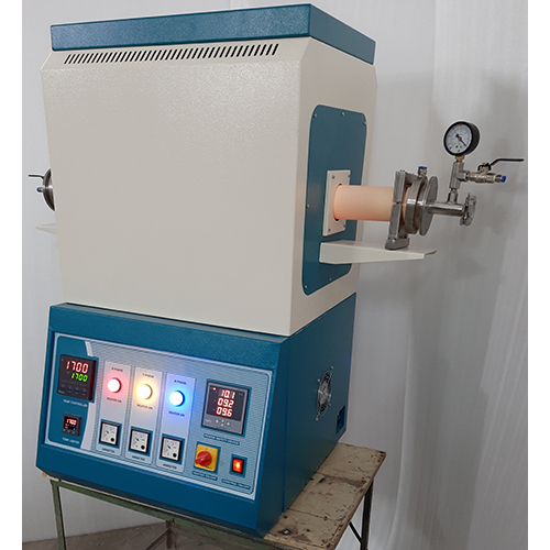 High Temperature Tube Furnace - Color: White And Blue