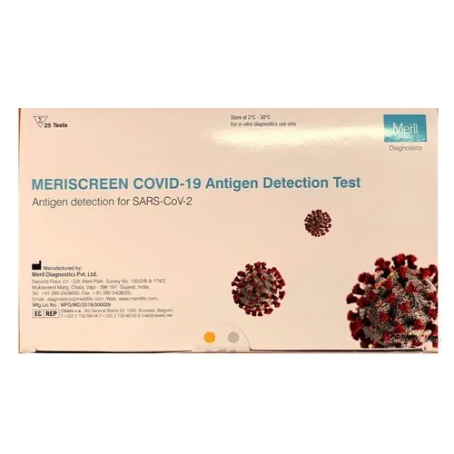 Meriscreen Covid-19 एंटीजन डिटेक्शन टेस्ट किट