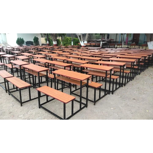 2 सीटर छात्र स्कूल बेंच