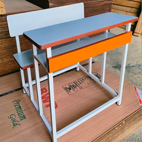 Primary School Bench - Color: Brown