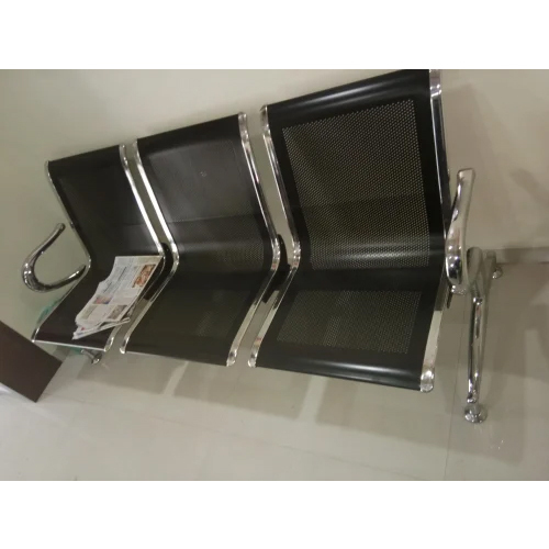 3 Seater Ss Waiting Chair - Application: Office