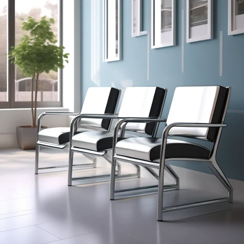 Stainless Steel Waiting Chair