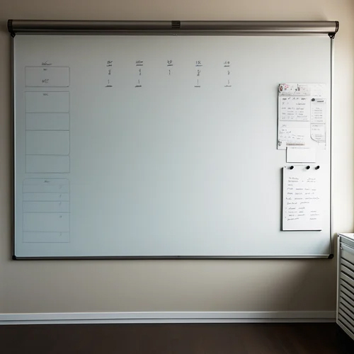 24x18 Inch Modern MDF White Board