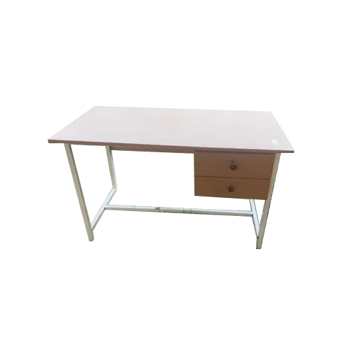 Wooden Teacher Table With 2 Drawers