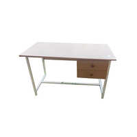 Wooden Teacher Table With 2 Drawers - Application: School