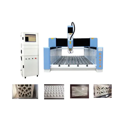 Dts-1325 Stone Cnc Router - Stainless Steel, 1300x2500 Mm Table Size, Blue Color | 18000 Rpm Spindle Speed, Low Energy Consumption, 1-year Warranty, Automatic Function