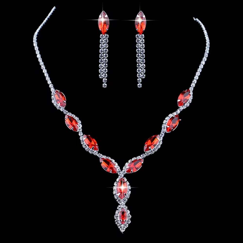 Necklace and Earrings Set Wedding Jewelry Sets