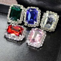 Diamond Jewellery Interchangeable Triangular Shaped Earringss