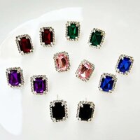 Diamond Jewellery Interchangeable Triangular Shaped Earringss