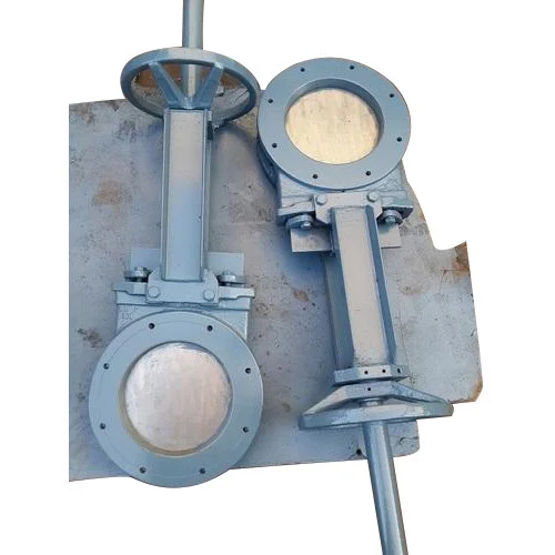 Manual Knife Gate Valves - Color: Grey