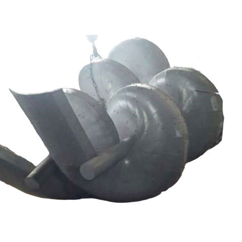 Mild Steel Spiral Chute - Color: Silver