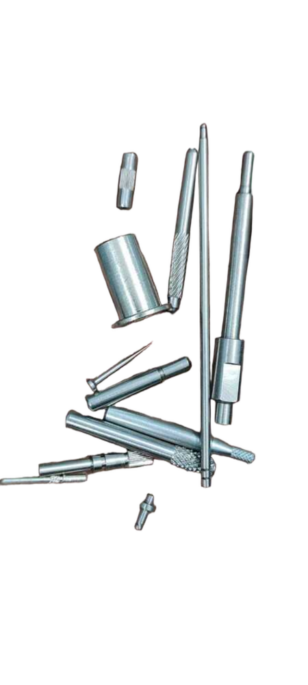 Precision Turned Components - Stainless Steel Polished Silver Finish | Industrial Grade Hardware Parts
