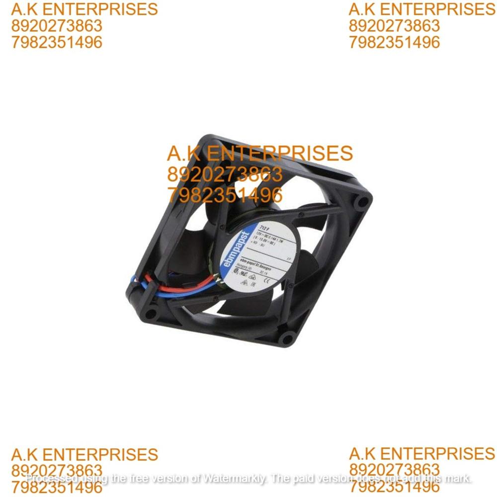 ebm-papst 714 F Series Axial Fan  24 V dc DC Operation 1.5W, 63mA Max  70*70*15mm