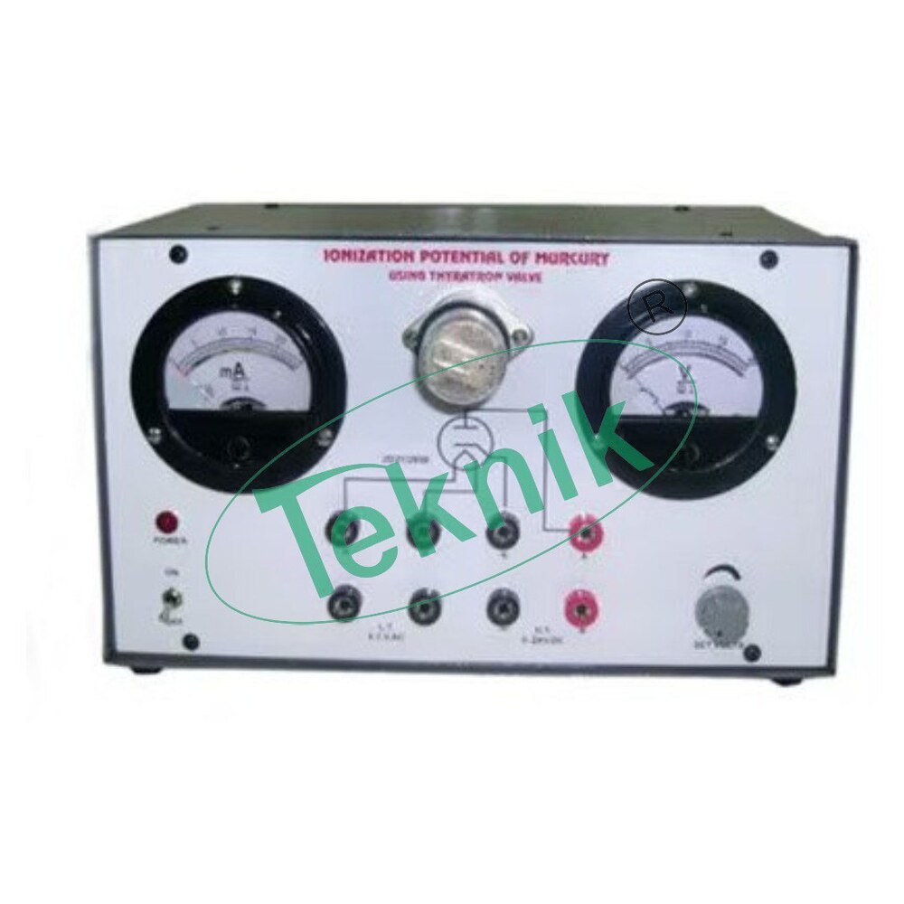 Ionization Potential Of Mercury Using Thyratron Valve With Two Analog Round Meters - Advanced Ion Analysis Setup , Ideal For Accurate Measurement And Precision Readings
