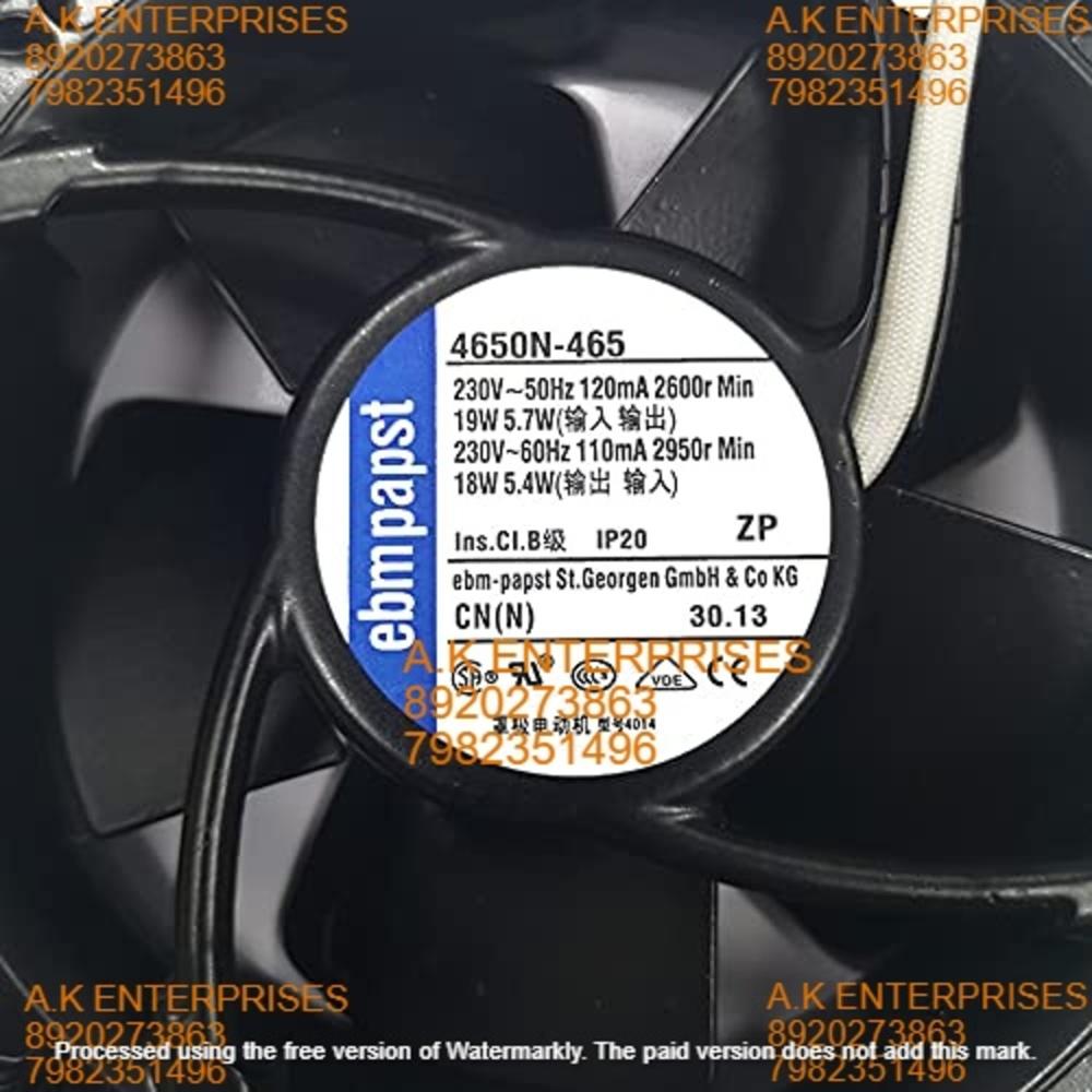 EBM PAPST 4650N-465 230V 19W All-Metal high Temperature Resistant axial Fan