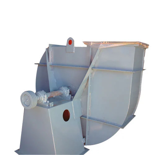 Industrial Centrifugal Fan - Durable Steel, 220-440 Volts, 2840 RPM, Medium Pressure | Electric Blower Power Source, Sleek Silver Design, 1-Year Warranty