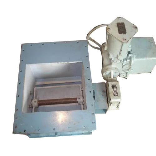 Motorized Flow Control Gate - Color: Silver