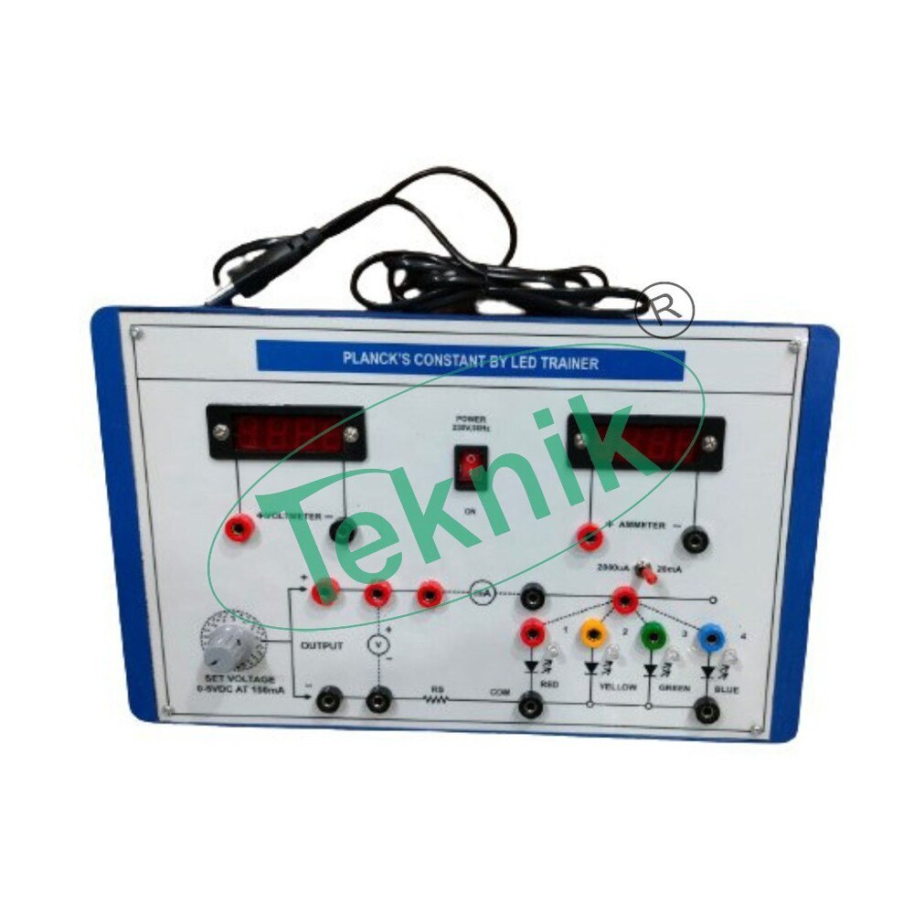Plancks Constant Apparatus Using Led