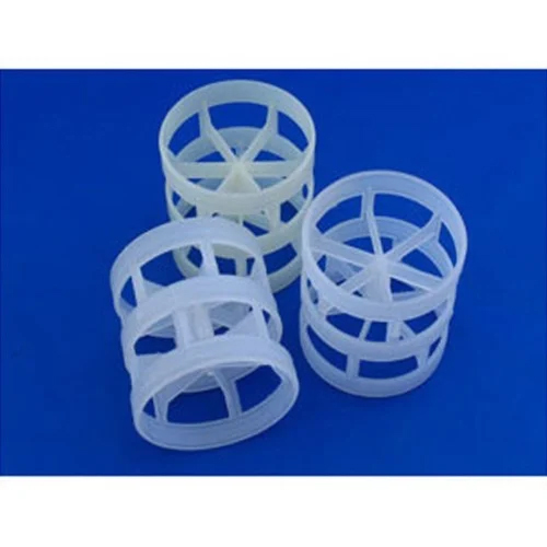 Polypropylene Pall Ring - Color: White